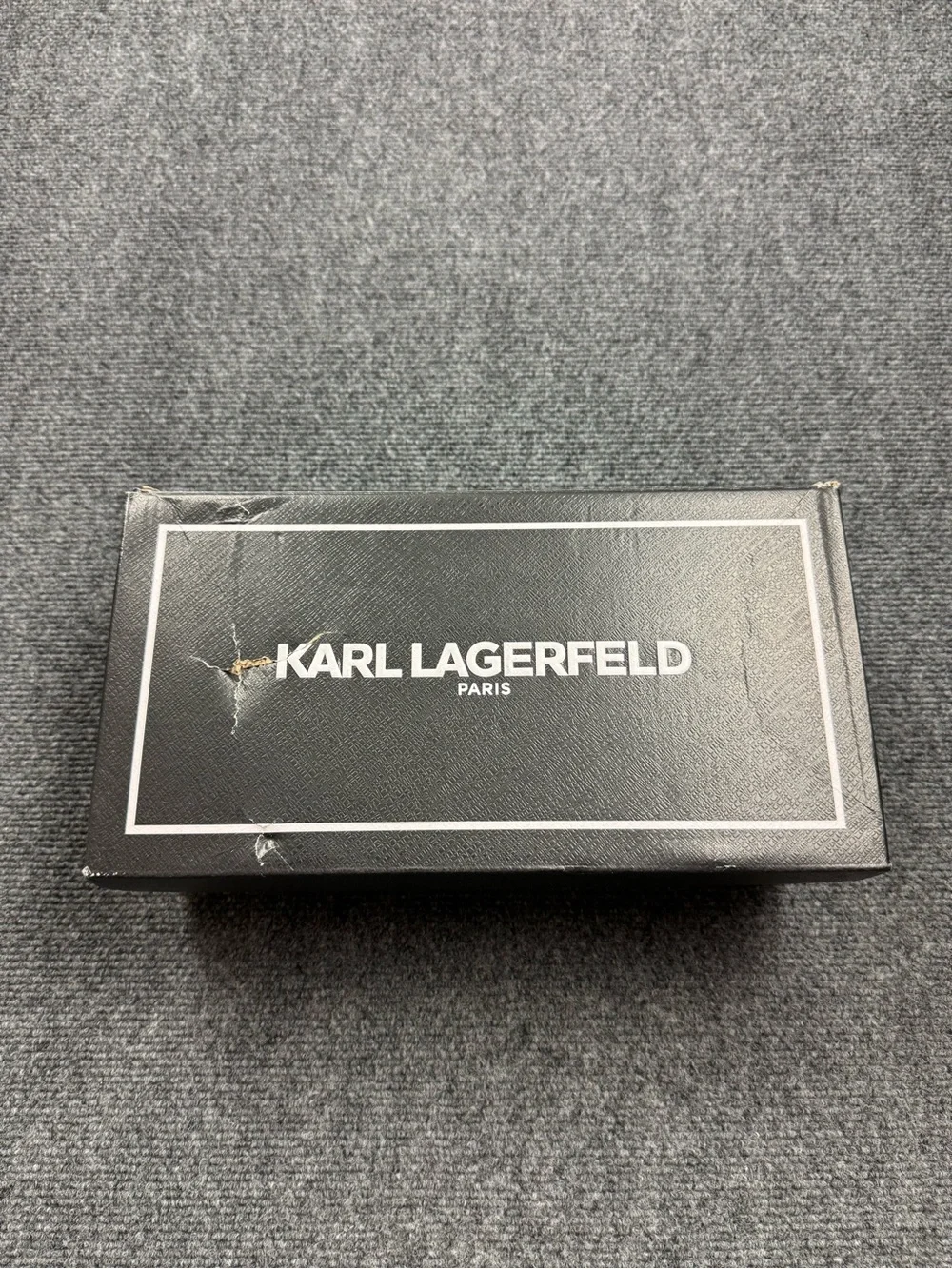 Karl Lagerfeld Paris Manika Espadrilles Beige Rhinestone Logo Size 6.
